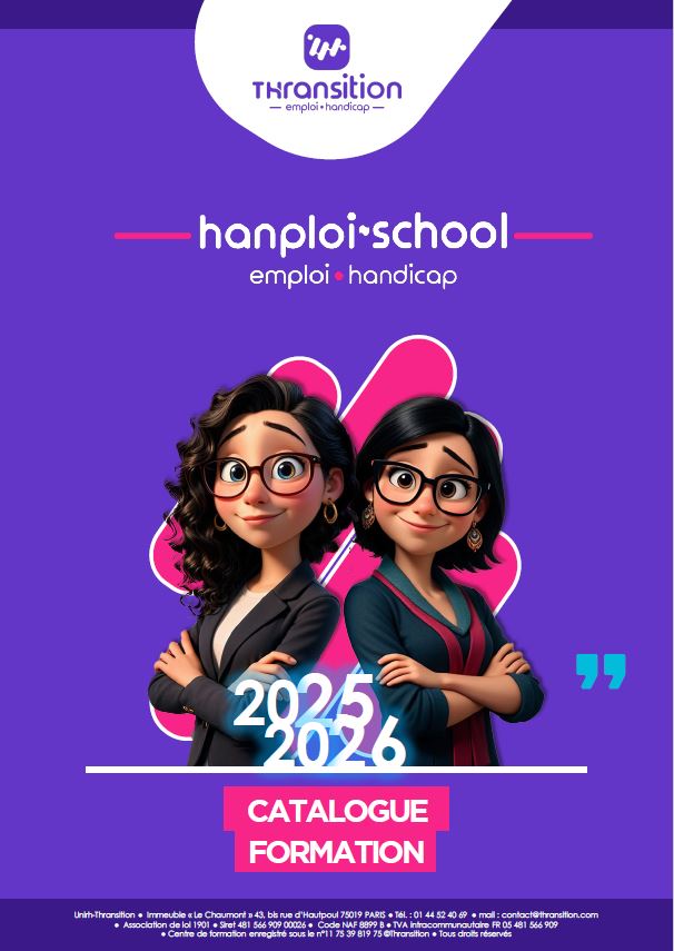 catalogue-2025-2026 Hanploi and school visuel de la couverture du catalogue 2025-2026
