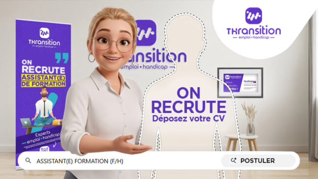 image illustration on recrute une assistante formation
